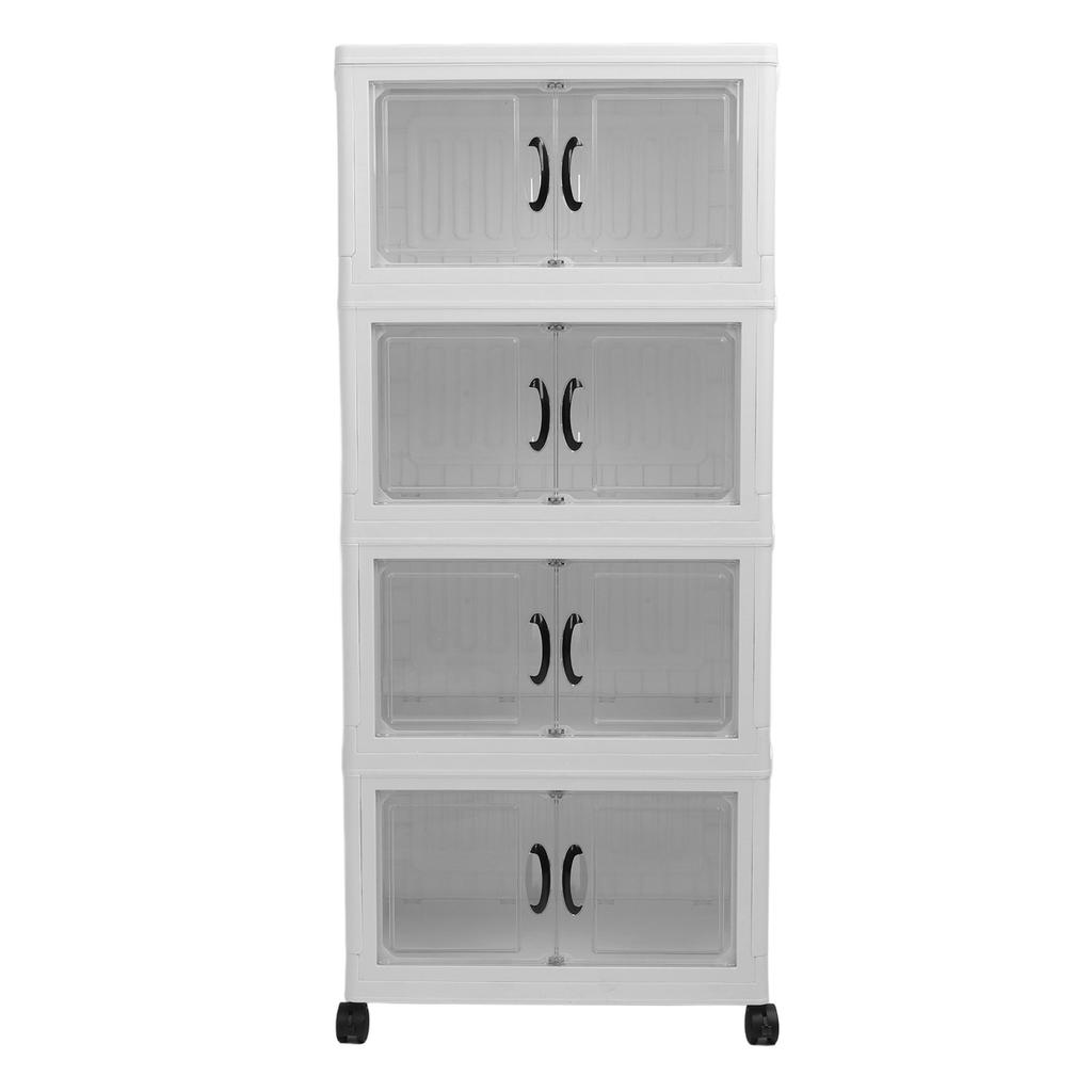 Dulap de depozitare pliabil cu roata Carucior pliabil pentru containere stivuitoare Organizator pt