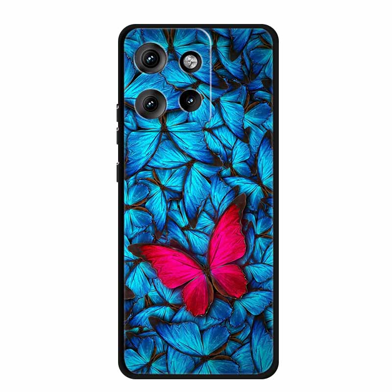 Etui do Motorola Edge 50 Neo Zwierzęta Miękki Silikon TPU Etui na Telefon Tylna Pokrywa Dla Motorola Moto S50 5G Wilk Ochrona Nowe Coque