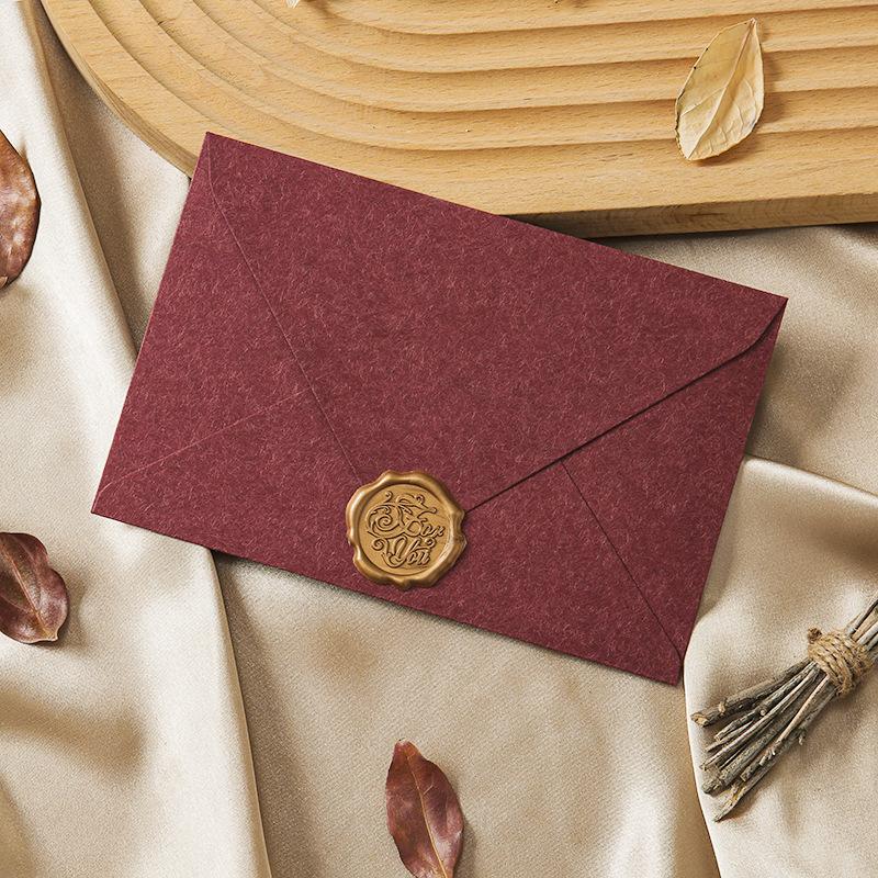 Cashmere Envelope Chinese Style Letter Paper Set Vintage Romantic Style Kraft Special Paper Vintage Envelope