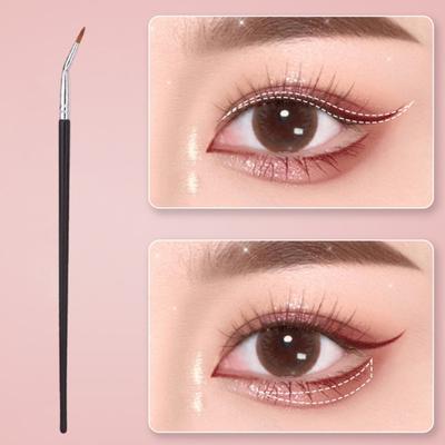 2 Pezzi Pennello Mascara a Ventaglio Pennello Bacchetta per Ciglia per Effetti Naturali di Sollevamento e per Valorizzare le Ciglia Inferiori Pennello per Ciglia in Fibra Sintetica