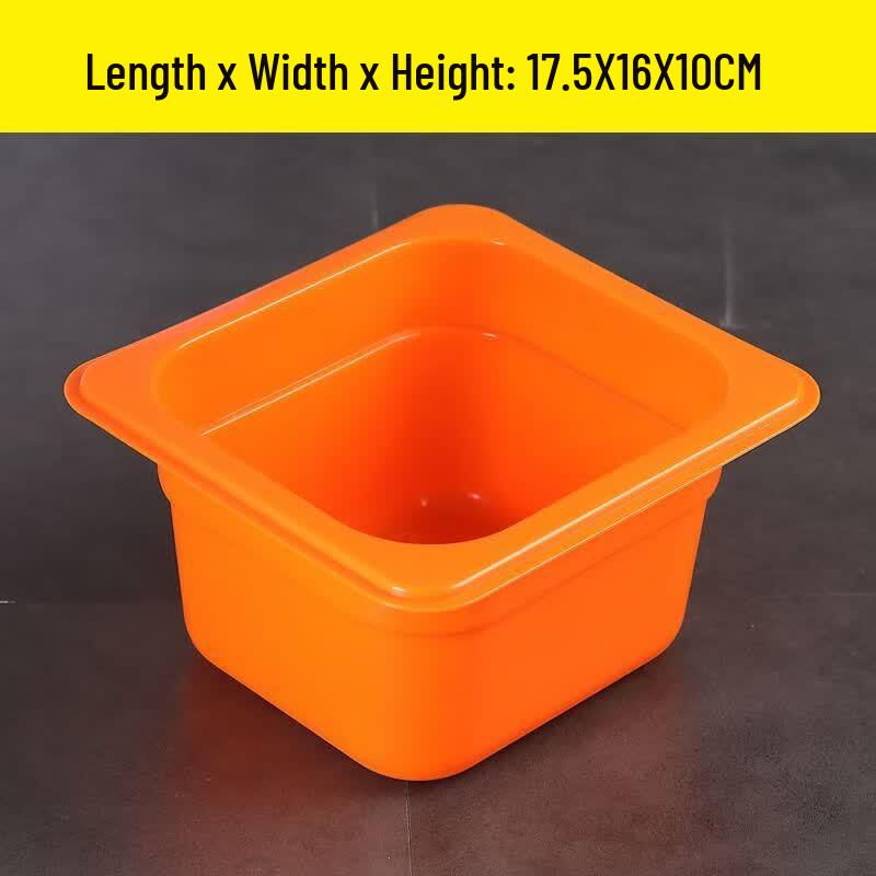 Qianxing Acrylic Food Portion Pan Set, 1/6 Size
