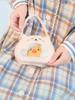 Heart Mini Ita Bag: Cute Girlish Crossbody Coin Purse with Soft Lipstick Packaging Decoration