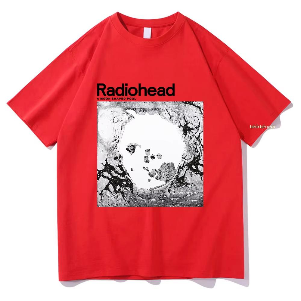 

2026 A Moon Shaped Pool T Shirt Radiohead UnisexWOMEN Harajuku Vintage Graphic Cotton T Shirt Classic Unisex High Quality T Shirts 4XL