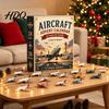 Julnedräkningskalender Flygplan Adventskalendrar 2026 Flygplansleksakskalender 24 Dagar Flygtema Dekor med Modeller