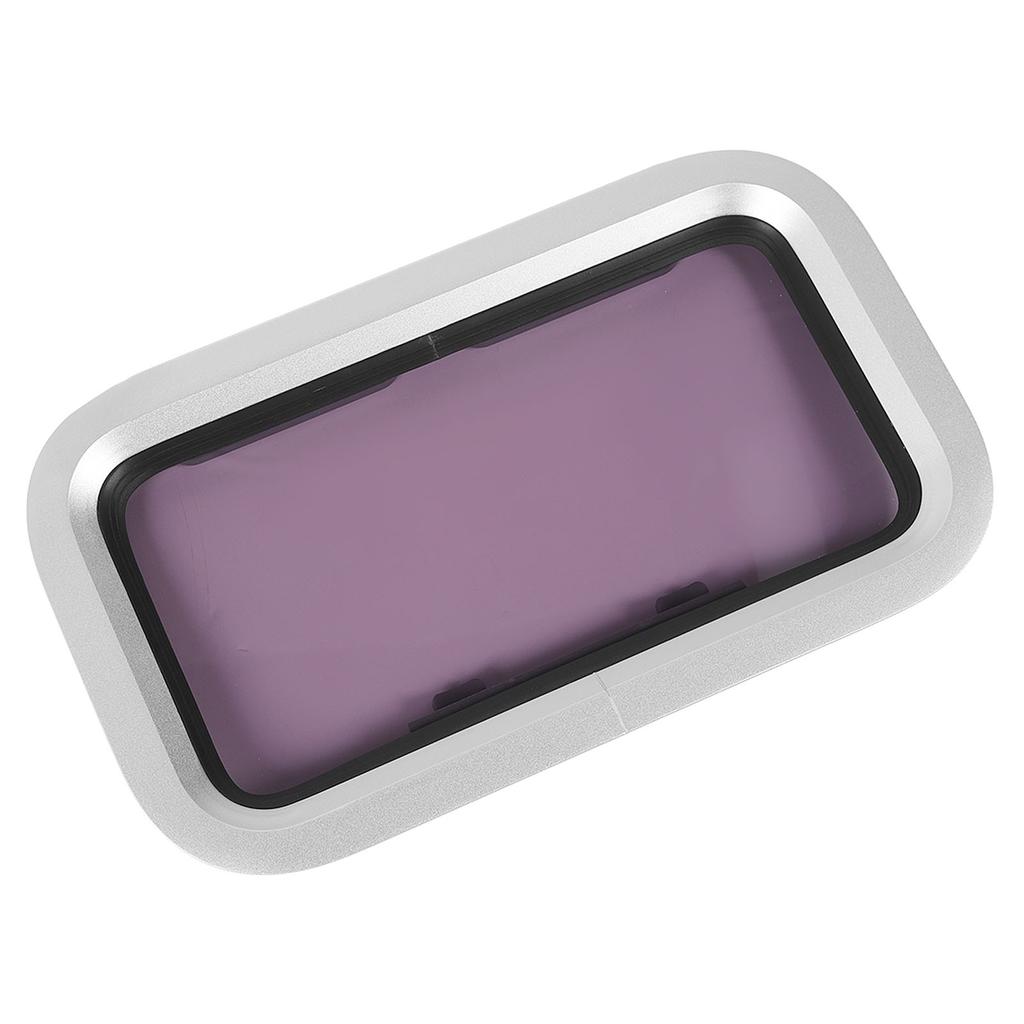 347x251mm Marine Portlight Window Rectangle Internal Opening Skylight Ventilation Hatch Window for Yacht Ship RV