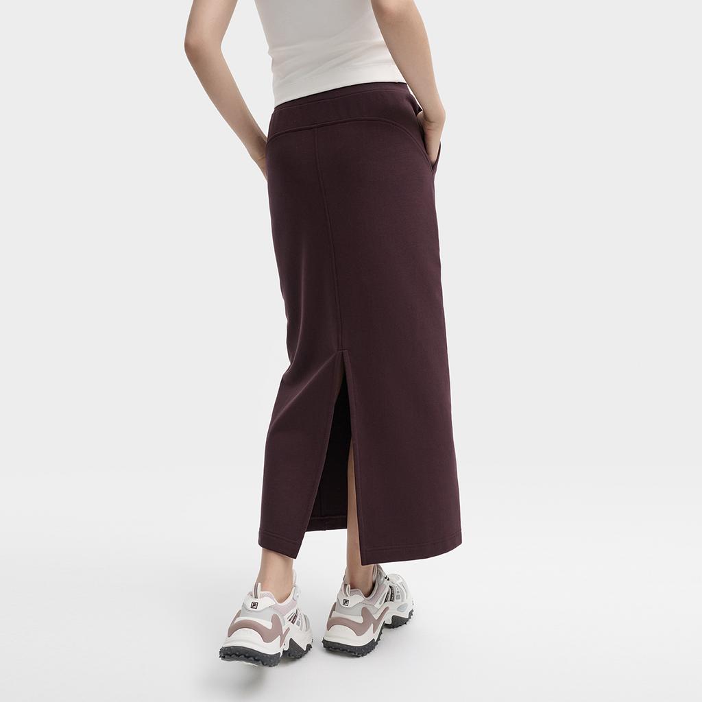 New FILA Casual Short Skirts Women's Sandalwood Brown F11W439309FBN