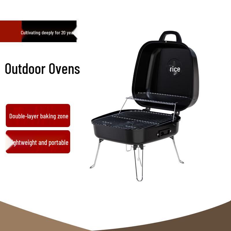 Portable Foldable Charcoal BBQ Grill
