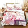 3D Printed Anime Onimai Bedding Set 2/3 Piece Duvet Cover Set Cute Girls Printed Bed Linen For Bedroom Decor Fans Gift