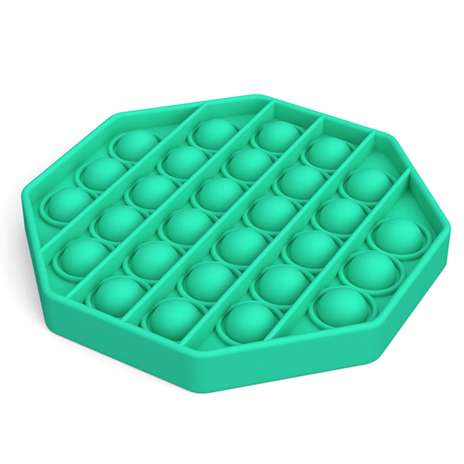 

Специальная сенсорная игрушка Push Bubble, снимающая умственный стресс, арифметические развивающие игрушки Octagon зелёный