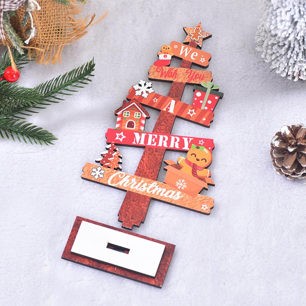 Wooden Gingerbread Man Tabletop Decoration, Christmas, Rustic Style, Christmas Tree Decoration