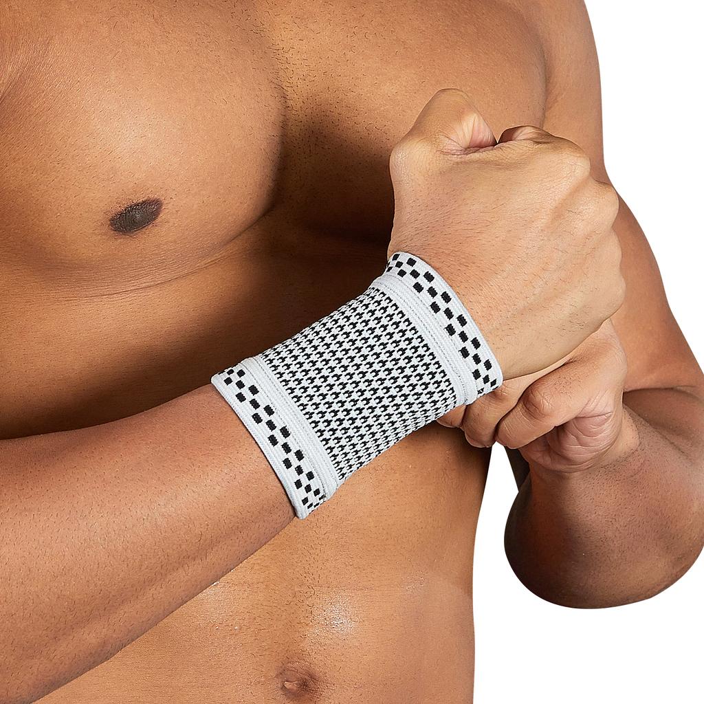 1 Piece Compression Wrist Wraps Elastic Brace Support for Men Women Tennis Tendonitis Carpal Tunnel Sport Wristbands