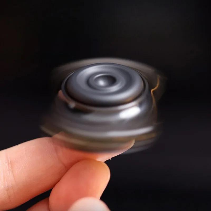 Mini Fidget Spinner Magnetic Push Card 2IN1 EDC Pushing Plate Mechanical Slider Stress Relief Toy Relieving Anxiety Antistresse