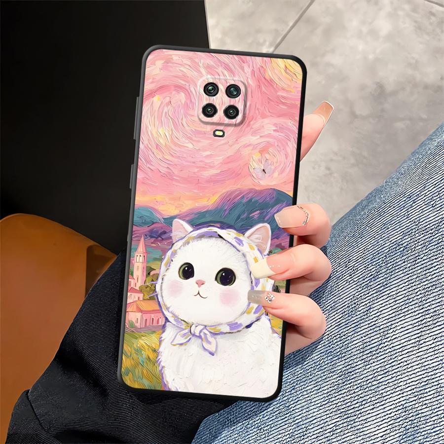 Phone Cover Case for Xiaomi Redmi Note 14 9 8 7 A1 A3 A4 A5 14C 10 K80 13 Pro Plus 12C 13C 12 11 A1 K40 A2 Cartoon Cute Cat
