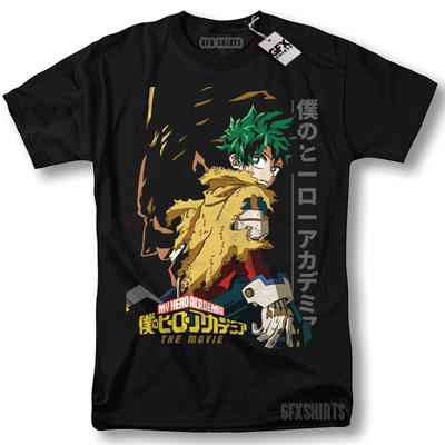 My Hero Academia Uzuku Deku Vigilante T-shirt Anime Cosplay Manga T-shirt Graphique