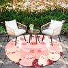 Pig Pattern Round rug,Carpet Rug for Living Room Bedroom Playroom ,Non-slip Floor Mat,Holiday Gifts and Birthday Gifts.