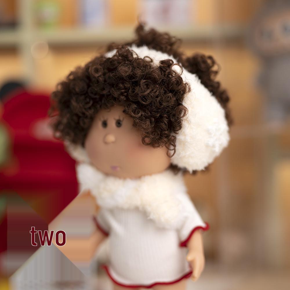 24cm Mia Autumn/Winter Silicone Doll with Ear Muffs & Scarf Outfit