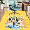 Bluey Pattern Rug, Indoor/Outdoor Mat, for Picnic, Gameroom, Bedroom, Office, Living Room, Home Decor Carpet, Birthday Gift