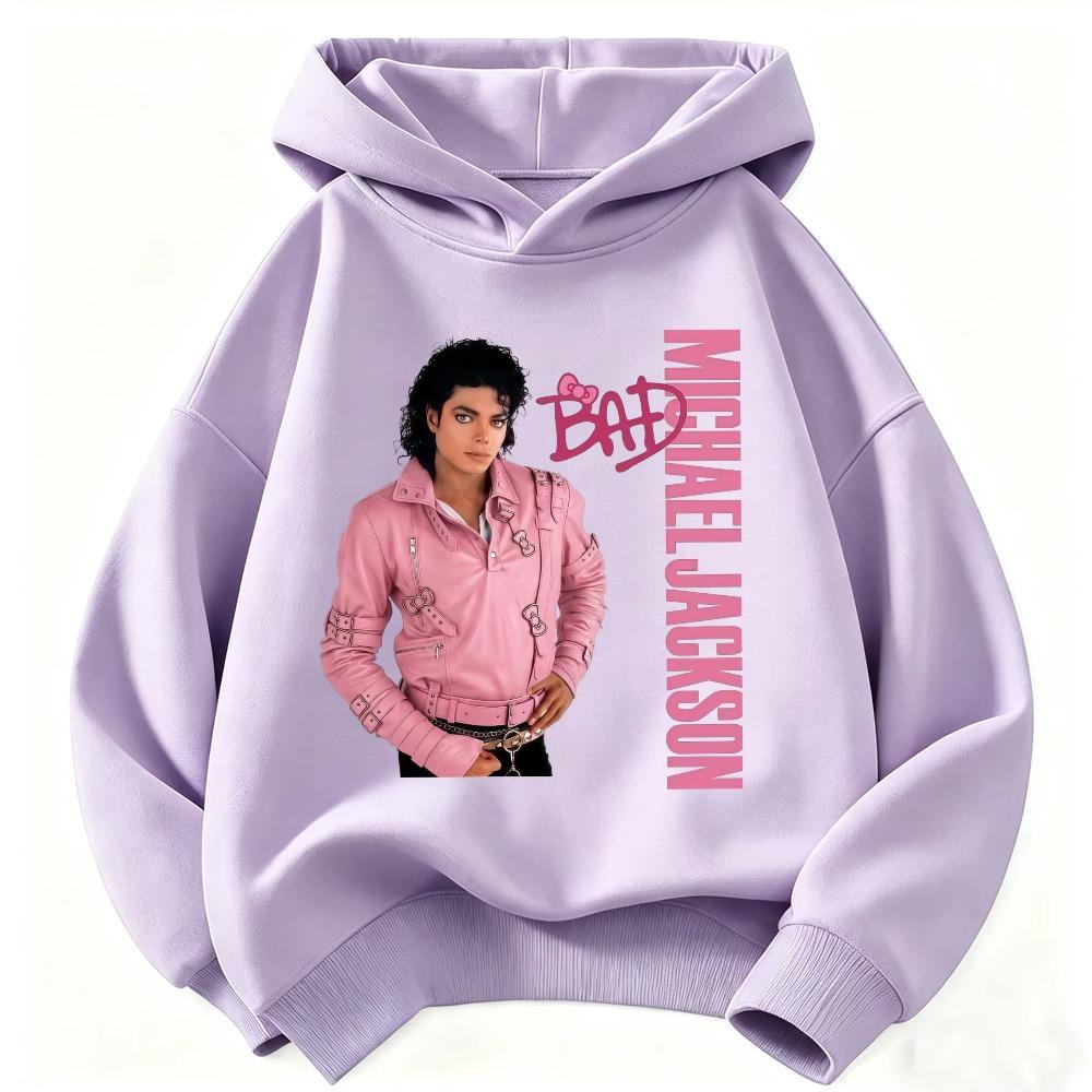 Child Michael Jackson-style Boy-girl Retro Hip-hop Hooded Sweatshirt for Men and Women, Long-sleeved Casual Streetwear