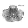 Glitter Mirror Disco Cowboy Hat Stunning Disco Balls Hat Mirror Hat  DJs Hat
