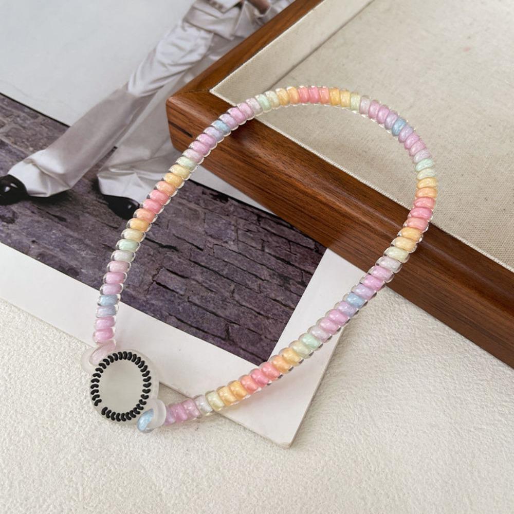 

Elastic Elastic Hair Bands TT Circle Hair Ring Vintage Face Wash Headband Sports C