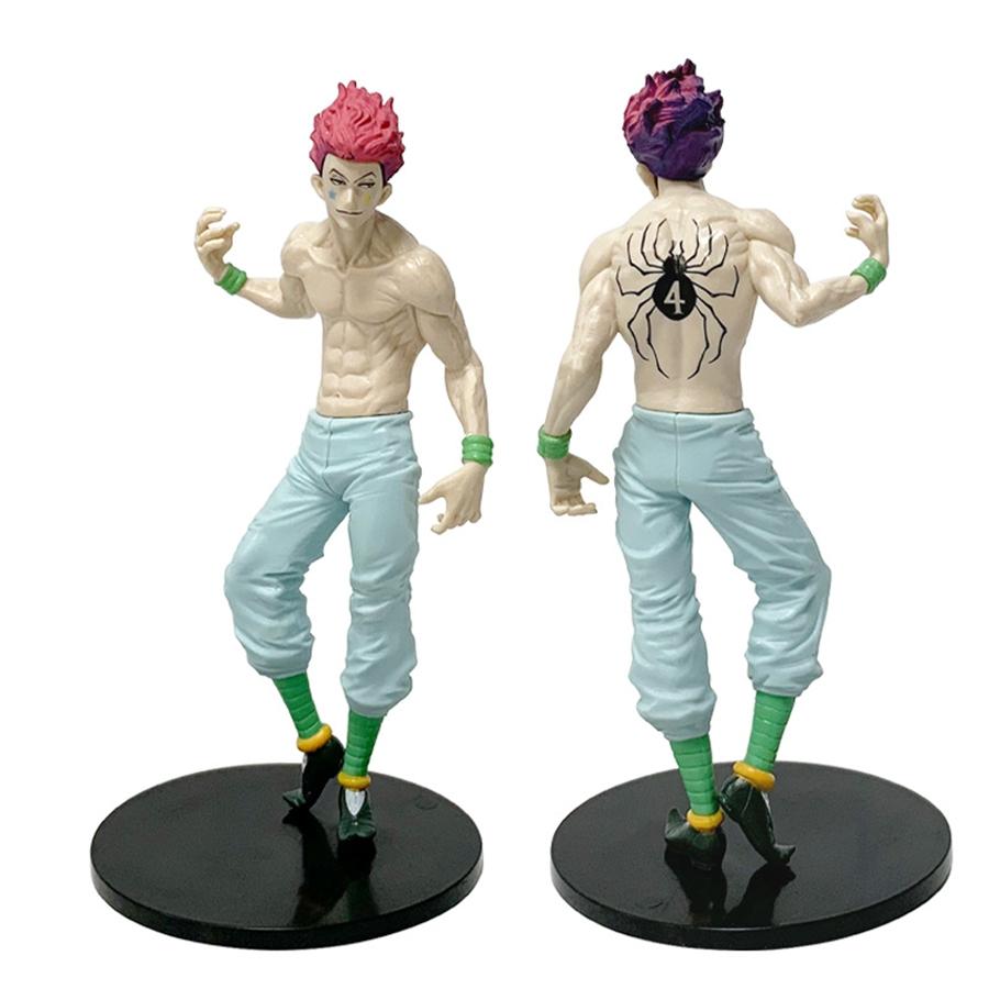 19cm/7.48in Hunter×Hunter Anime Model Phantom Troupe Hisoka Action Figure Noodle Stopper Figurine PVC Collection Figure Doll Toy Premium Quality