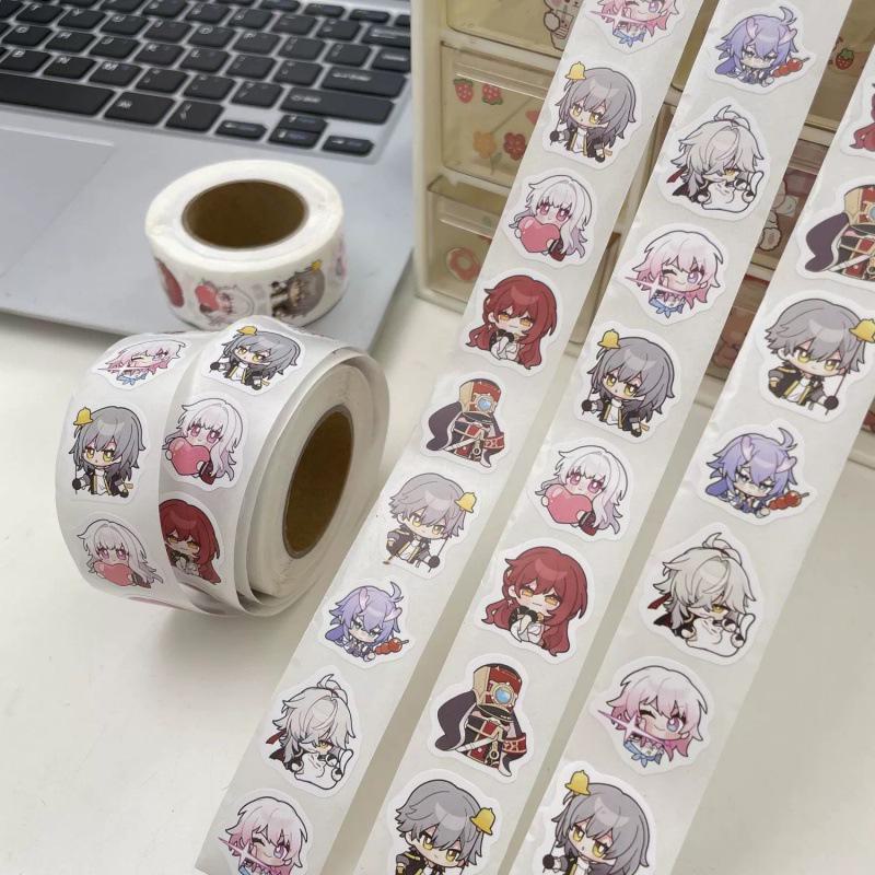 

«Набор милых наклеек для персонажей из Q-версии Second Dimension Star Dome Railway» Star Dome Railway Roll Sticker (2.0cm)