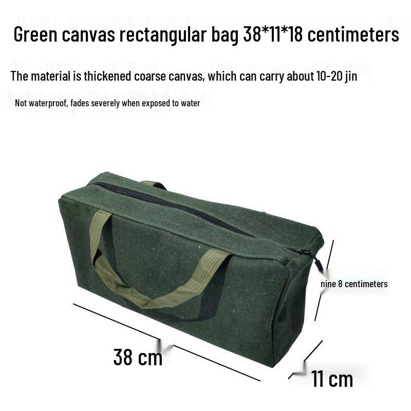 Large Capacity Multifunctional Thickened Canvas Tool Bag