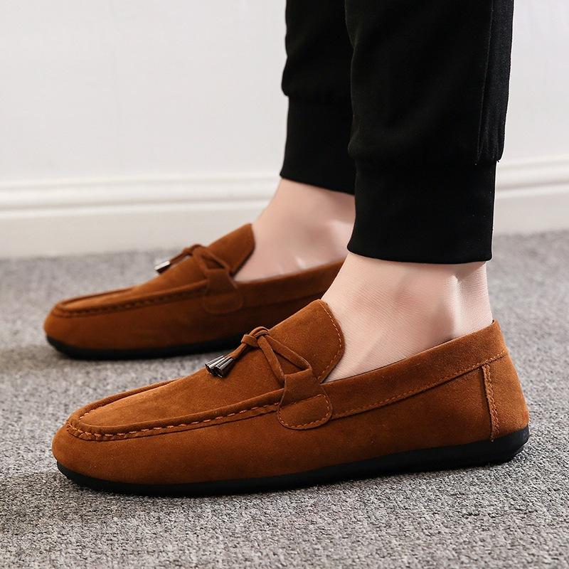 Brand 2019 Fashion Summer Style Soft Moccasins Men Loafers High Quality Genuine Leather Shoes Men Flats Gommino Driving Shoes
