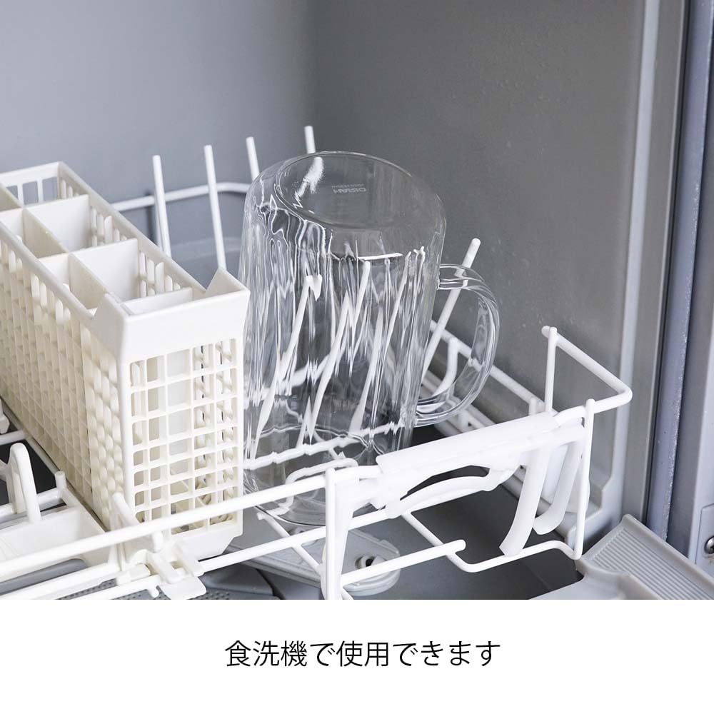 Hario Heat Resistant Glass Can 450mL Beer Glass Mug Dishwasher Microwave Safe Heat Resistant Glass Made In Japan HGK-450-M