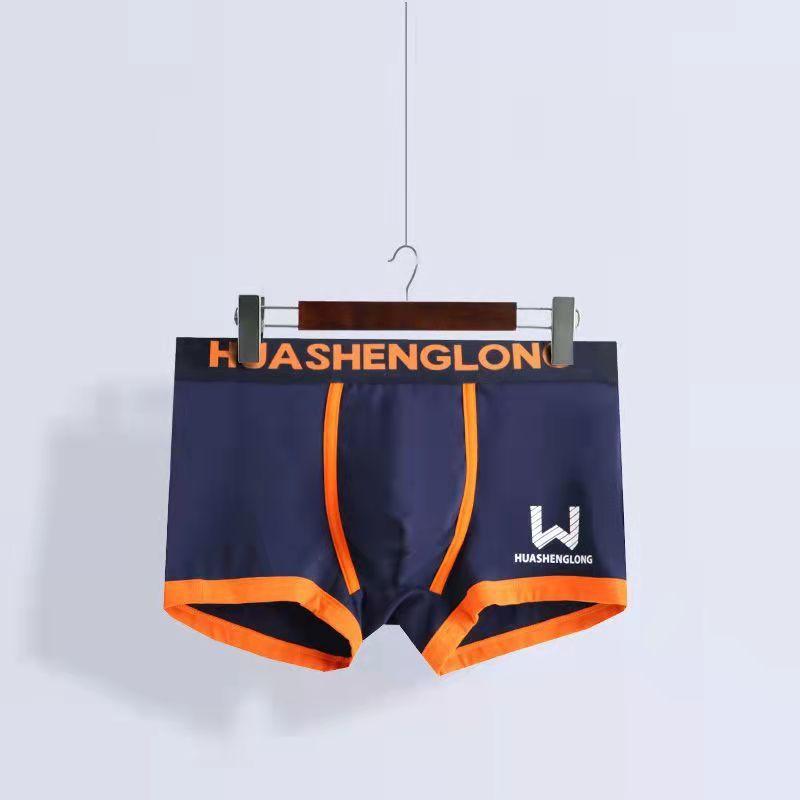 1pc Men's Boxer Shorts Pure Cotton Youth Sports Trendy Cute Boxer Shorts