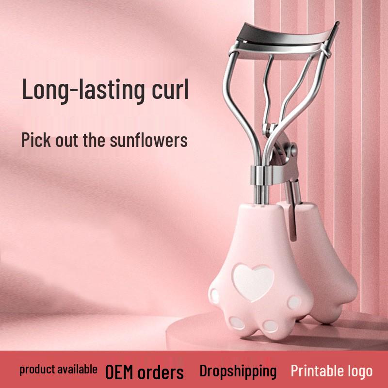 

Мини щипцы для завивки ресниц Mijia из нержавеющей стали в форме кошачьей лапки - Портативные для частичных накладных ресниц White Bone Pinch Bag