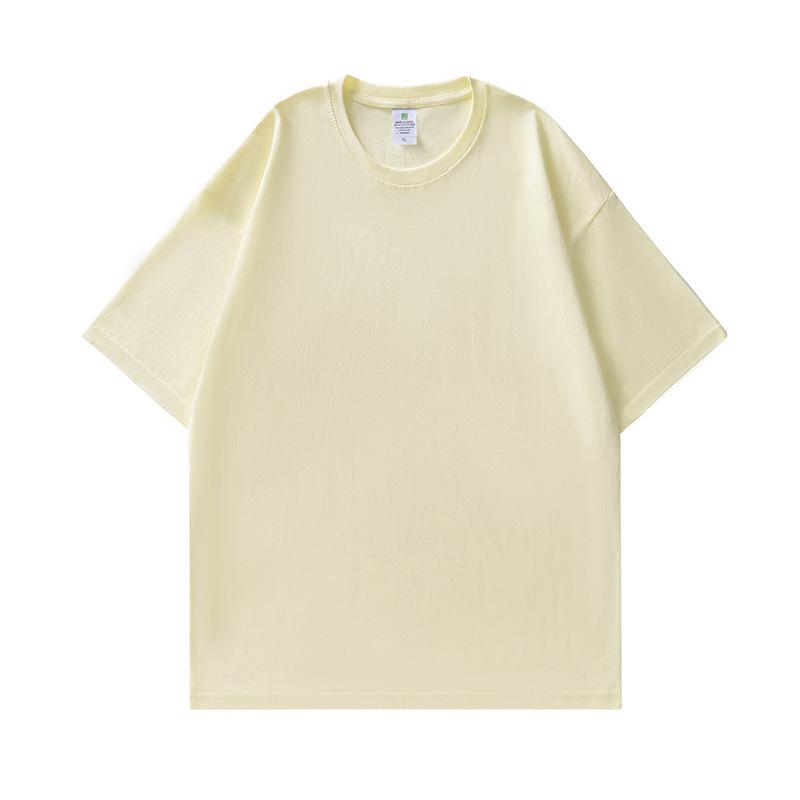 VEZFAA Damenmode Lässig Einfarbig Druck Sommer Frühling Kurzarm O-Ausschnitt Blusen & Hemden