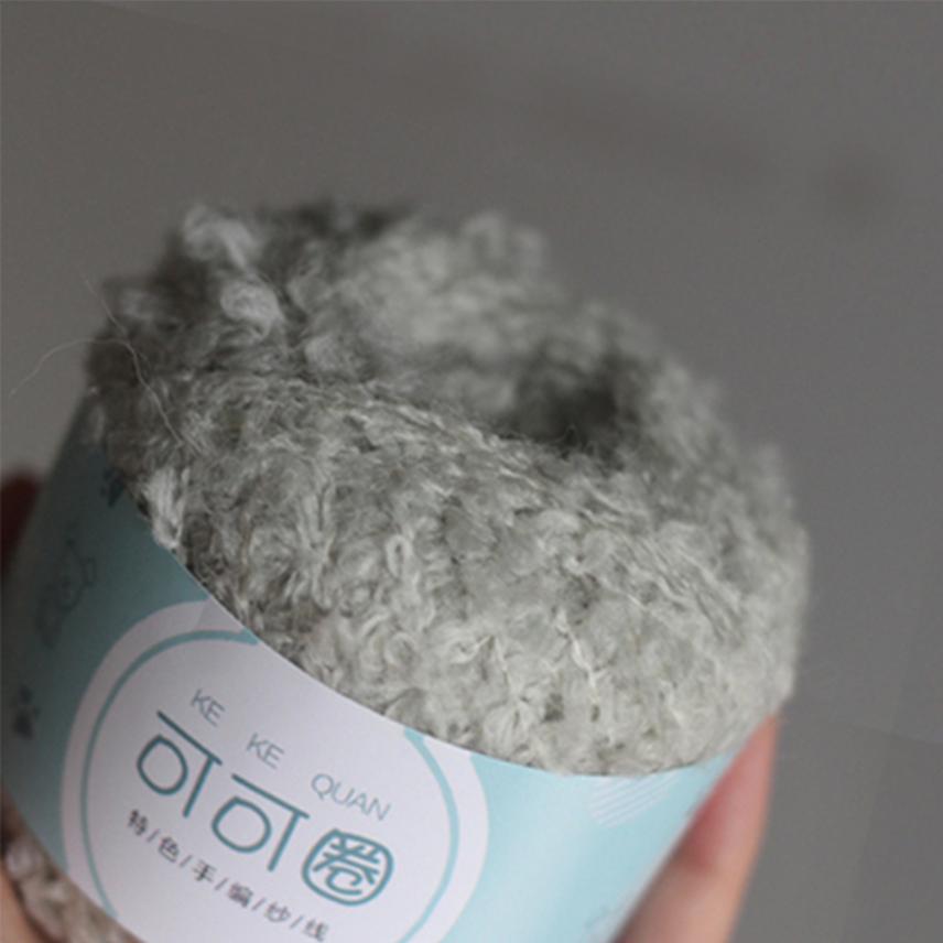 Wool Yarn Soft Smooth for Hand Knitting Circle Thread Crocheted Doll Hair DIY Plush Doll Needlework Knitting DIY Knitted Tool