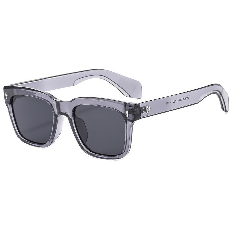

High Quality New Square Sun Glasses Women Vintage Designer Fashion Sun Glasses Green Shades UV400 Men Luxury Male Female as picture