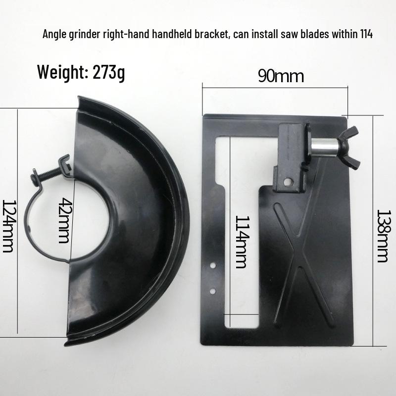 Adjustable Angle Grinder Stand with Guard for Safe Cutting