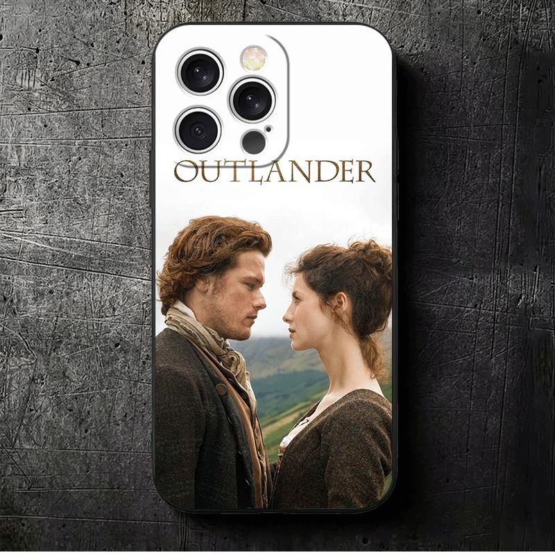 Outlander TV Claire Soft Phone Case for iPhone 16 16E 17 Air 15 Pro Max 14 Plus 13 Mini 11 12 7 Black Cover Back Shell