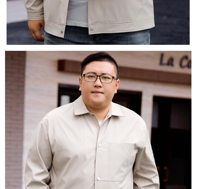 2025 Spring/Autumn Thin Plus Size Men's Business Casual Administrative Jacket