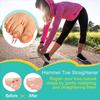 1 pair Nude Toes Separator Gel Material Hammer Toe Straightener Toe Corrector  Claw Toes
