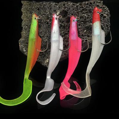 12 CM/8G Miękka Przynęta Woblery Sztuczna Przynęta Silikonowa Przynęta Wędkarska Karpia Ołów Jig Przynęty Tackle