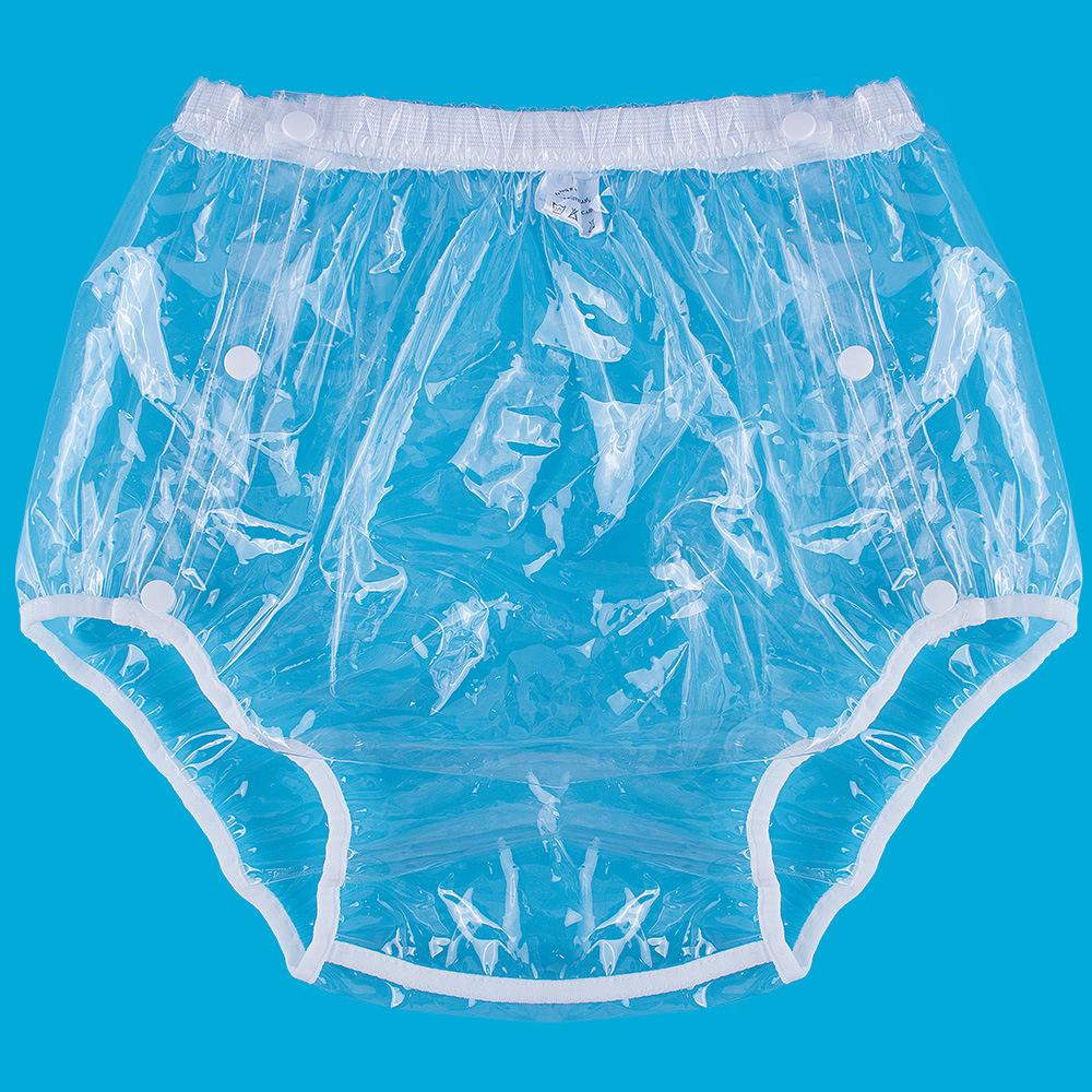 Unisex Reusable TPU Waterproof Incontinence Pants - Leak-proof Plastic Diapers