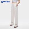 FUSION Women's Knit Casual Curved Leg Pants