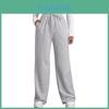 Womens Casual Wide Leg Pants With Elastic High Waist Drawstring For Lounge And Travel