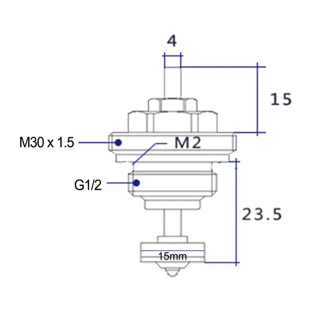Long-lasting Functionality Valve Core Brass Easy Installation
