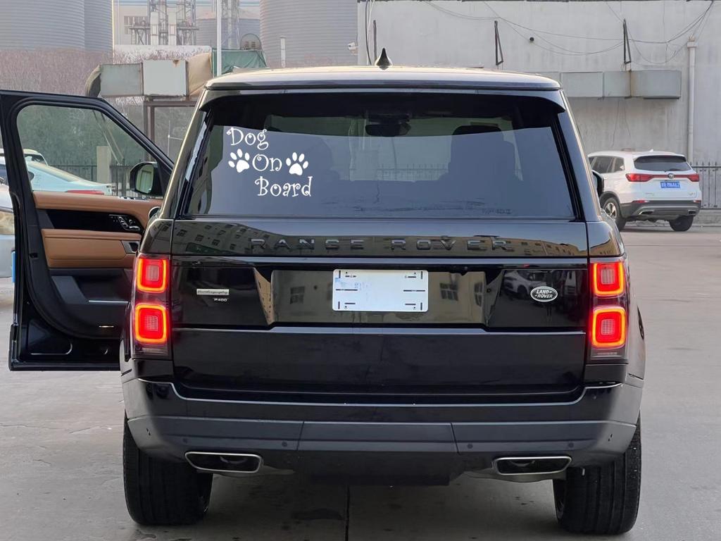 Beautiful DOG ON BOARD and Paw Prints Car Sticker Automobiles Motorcycles Exterior Accessories Vinyl Decals,20cm*16.2cm