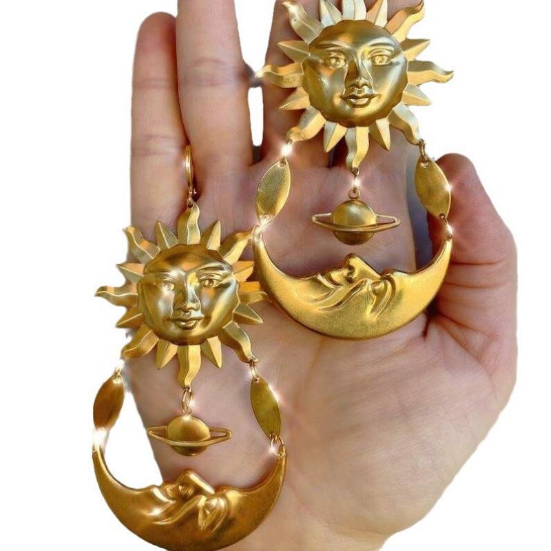 Sun Moon Personality Innovative Earrings