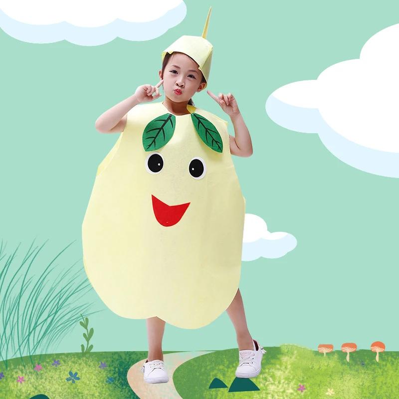 Kids Costumes Adorable Fruit & Vegetable Outfits for Boys & Girls - Strawberry Grape & Assorted Designs for Stage Performances