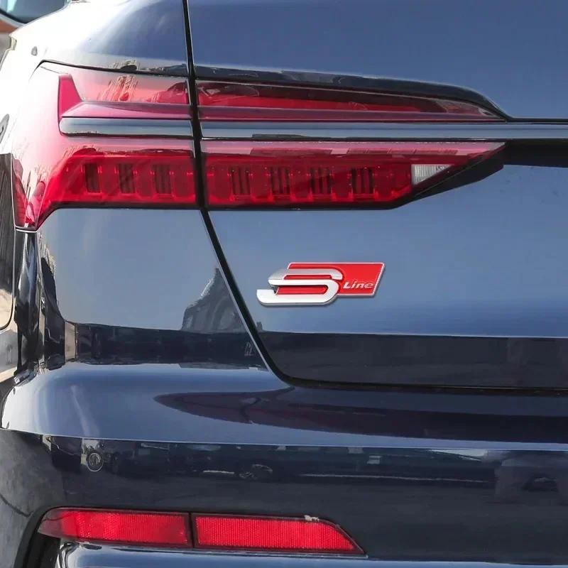 Car Emblem Sticker Auto Body Trunk Badge Decoration For hot Sline A3 A4 B7 B6 8V B8 8P A6 C7 A5 Q5 A1 A7 A8 Q2 Q3 Q7 S6 S1 RSQ8