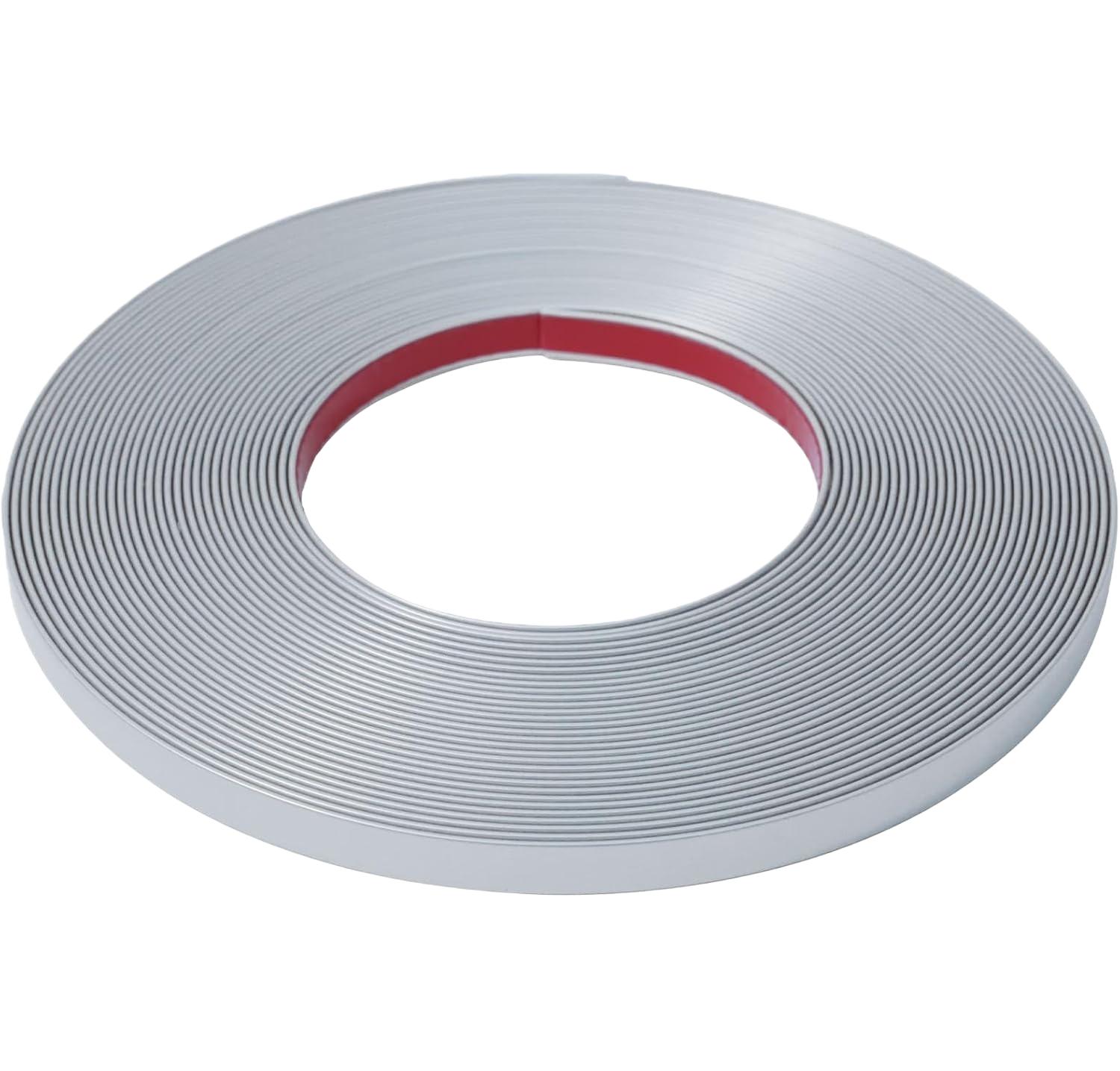 

Flexible Corner Molding Trim Tape Anti-collision Wardrobe Moving Door Seam Self Adhesive- Decor Tape Waterproof PVC 3meters білий