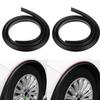 Universal Car Fender Flare Extension Wheel Arch Cover Protector Trim Moulding Lip Guard Scratch Proof 1.5M Set Wheel Arch Strip