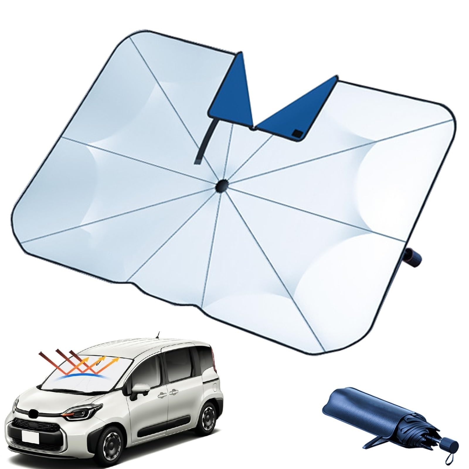 

Солнцезащитный козырек для лобового стекла Toyota Sienta 10-й серии нового образца SIENTA 10-й серии для One Size